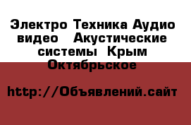 Электро-Техника Аудио-видео - Акустические системы. Крым,Октябрьское